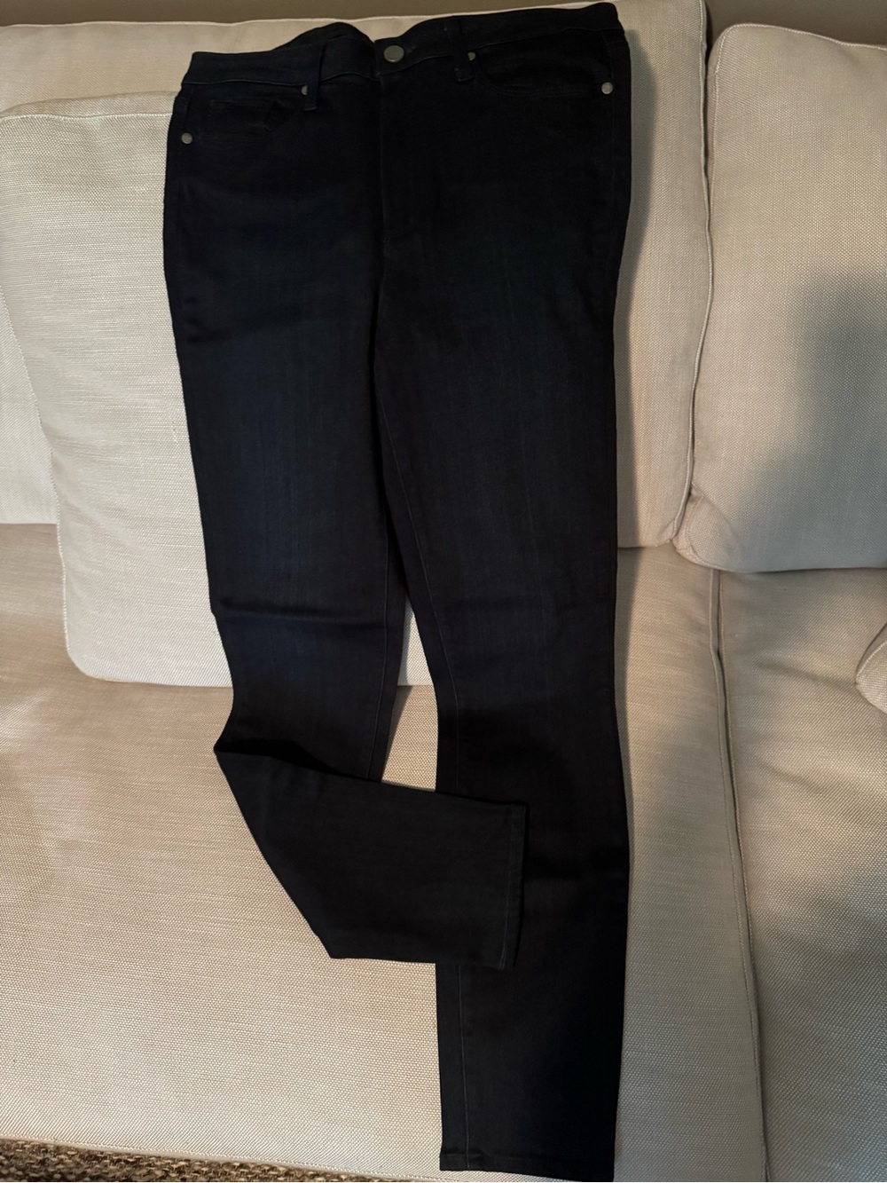 PAIGE DARK BLUE Skinny Jeans